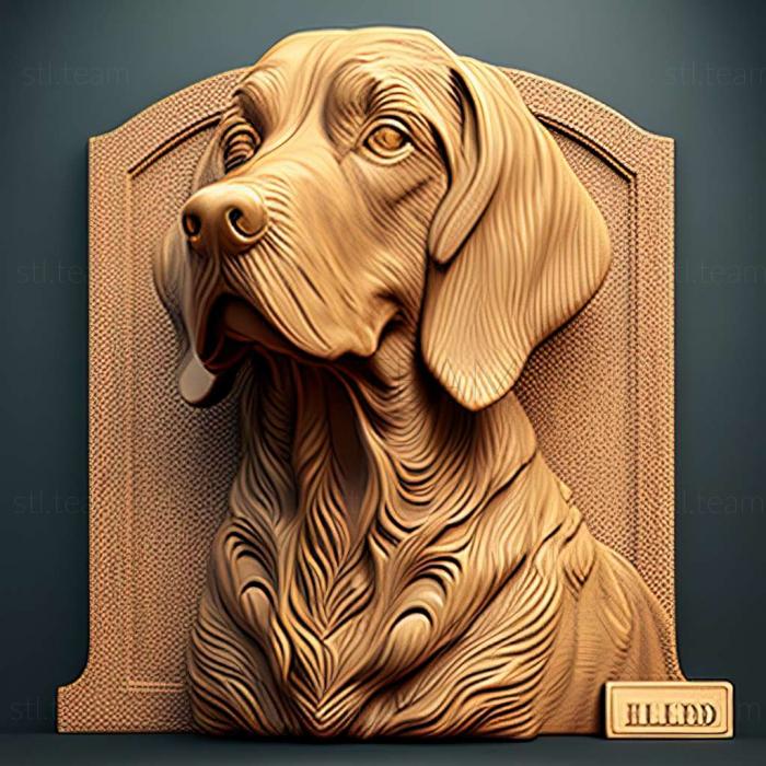 3D model Leo the dog famous animal (STL)